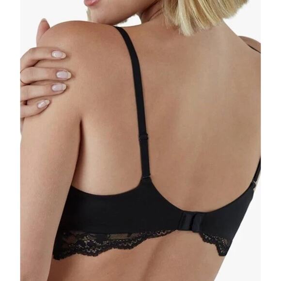 Maidenform White Your Lift Wireless Lace-Trim Bra DM1196 Adapts Super Soft 34B - Picture 6 of 8